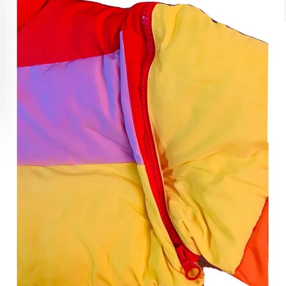 LEGO Collection Ladies Color Block Puffer Jacket/Vest Colorful Women's XS S M L - Picture 6 of 6